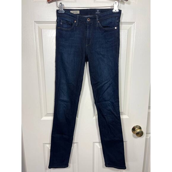 AG Jeans The Prima Mid Rise Cigarette Leg Dark Blue Wash Capsule - Picture 2 of 8